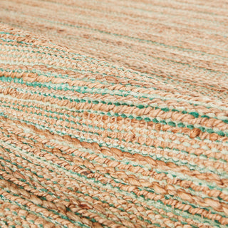 Jaipur Living Canterbury Natural Solid Tan/Green Area Rug, 2'6"x9'