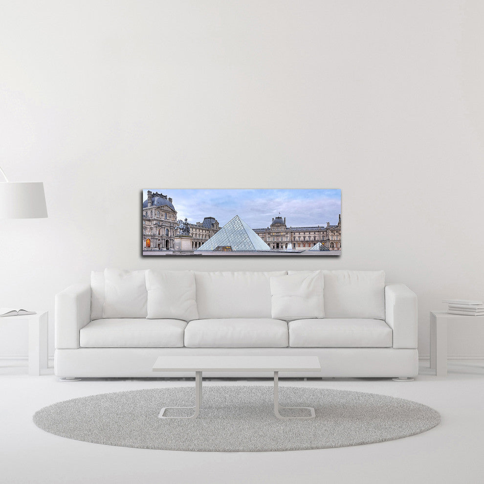 Louve Vista du Matin No. 1 by Alan Blaustein, Print on Canvas, 48" x 16"