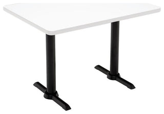 KFI Mode 30" x 48" Conference Table - White - Black T Base - Standard Height