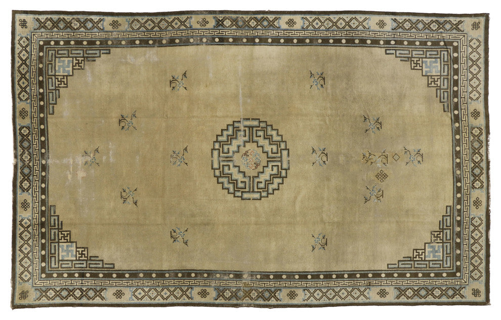 Antique Chinese Peking Rug, 07'04 X 11'08