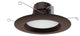 105 watt LED Downlight Retrofit - 5"-6" - 3000K - 120 volts - Dimmable - Bronze