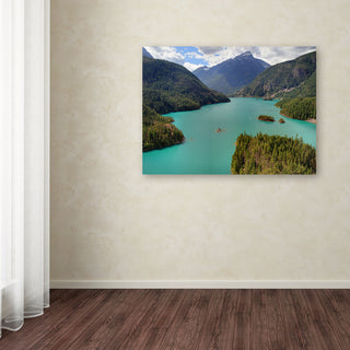 'Diablo Lake' Canvas Art by Pierre Leclerc