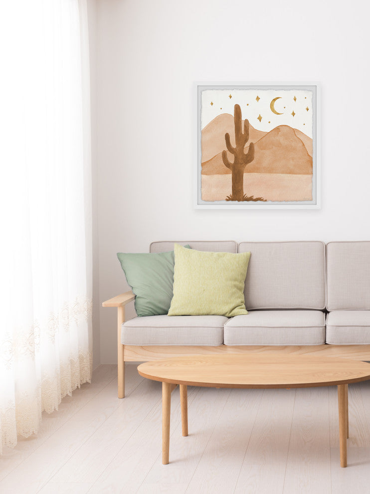"Thirst for Adventure" Framed Painting Print, 32x32