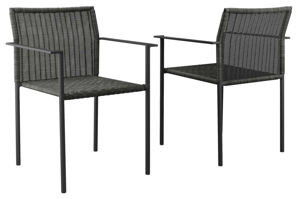 Lagoon Outdoor Patio Dining Armchairs Set of 2