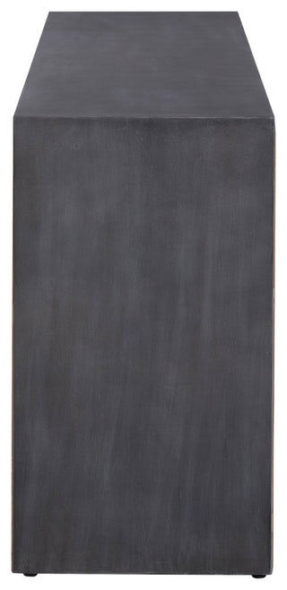 Uttermost 24987 Vail 18"W Concrete Top Wood Console Table - Gray