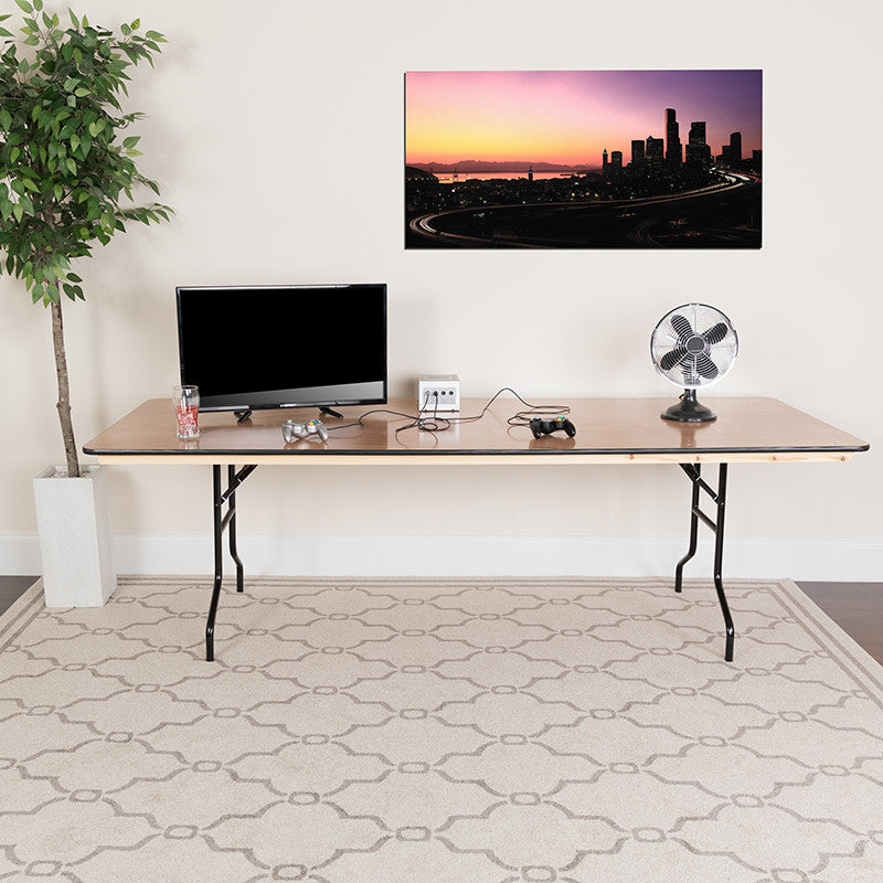 36x96 Wood Fold Table