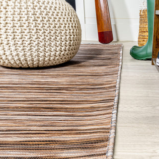 Finn Modern Farmhouse Pinstripe, 6' Square