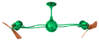 Italo Ventania, Rotational Ceiling Fan, Mahogany Blades