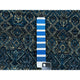 Yale Blue, Hand Knotted, Kohinoor Herat Design 100% Wool Rug, 8'x10'