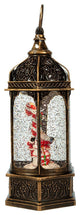 Kurt Adler 11" Battery-Operated Light Up Santa Water Lantern
