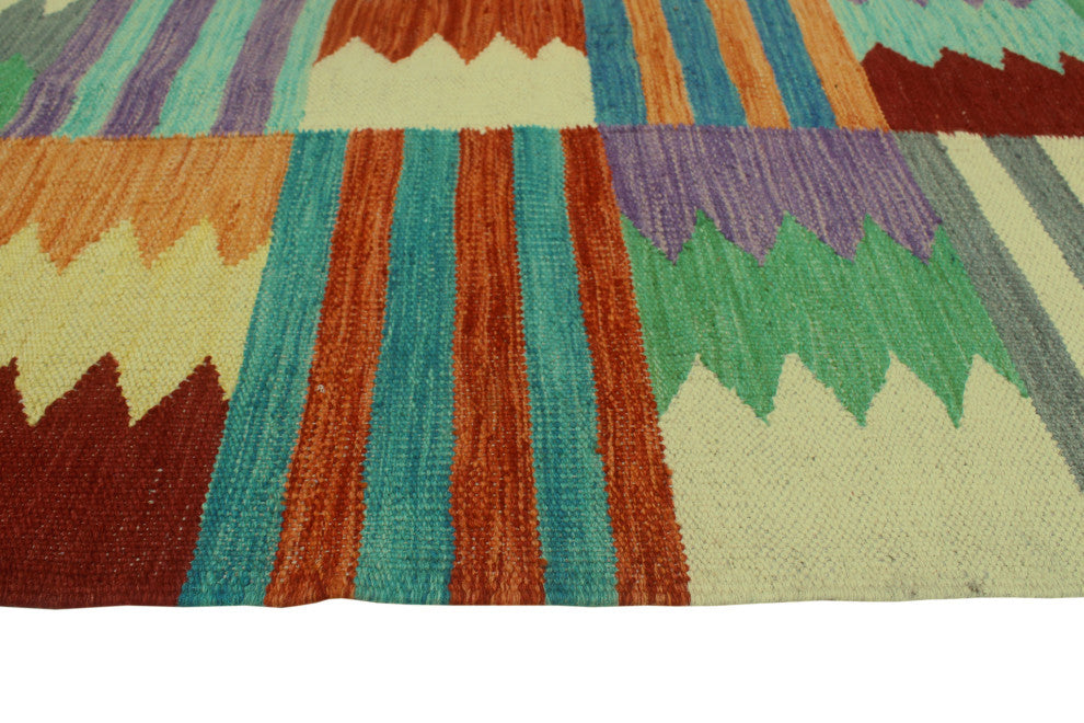 Winchester Kilim Woodrow Gold/Brown Rug, 5'0x6'6