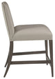 Madox Upholstered Low Back Counter Stool