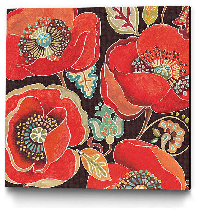 "Moroccan Red IV " Museum Mounted Canvas Print, 30"x30"