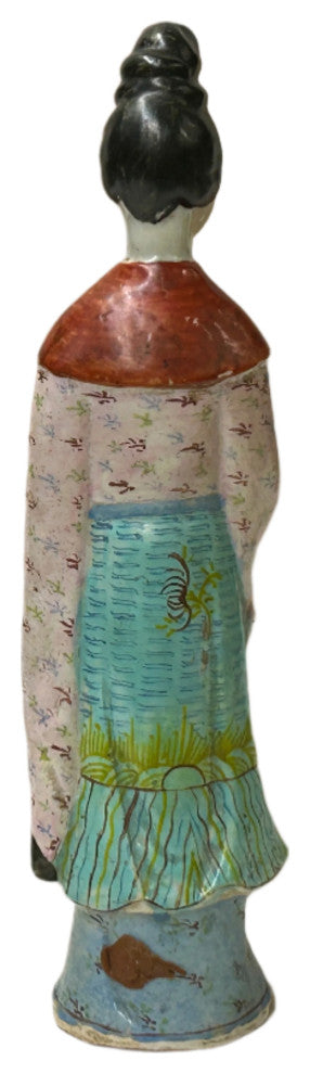 Vintage Oriental Ancient Style Dressing Ceramic Lady Art Figurine Hws4416