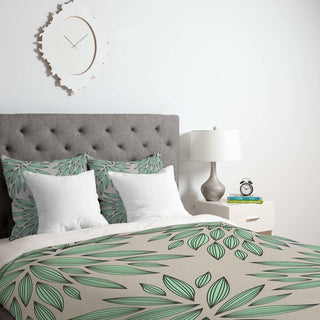 Deny Designs Gabi Mint Duvet Cover - Lightweight