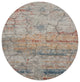 Nourison Rustic Textures Rus11 Vintage and Distressed Rug, Multicolor, 7'10"x7'10"