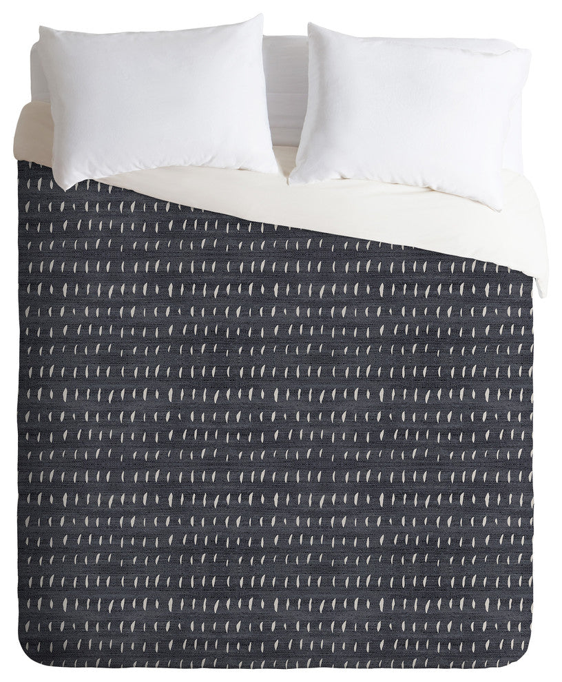 Holli Zollinger Bogo Denim Rain Duvet Cover Set, Twin XL