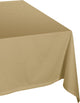 Poly Tablecloth Beige 60"x104", Seats 8-10