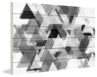 "Hidden Emotion" Painting Print on White Wood
