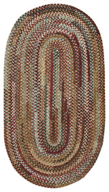 Habitat Braided Oval Rug, Deep Red, 11' 4"x14' 4"