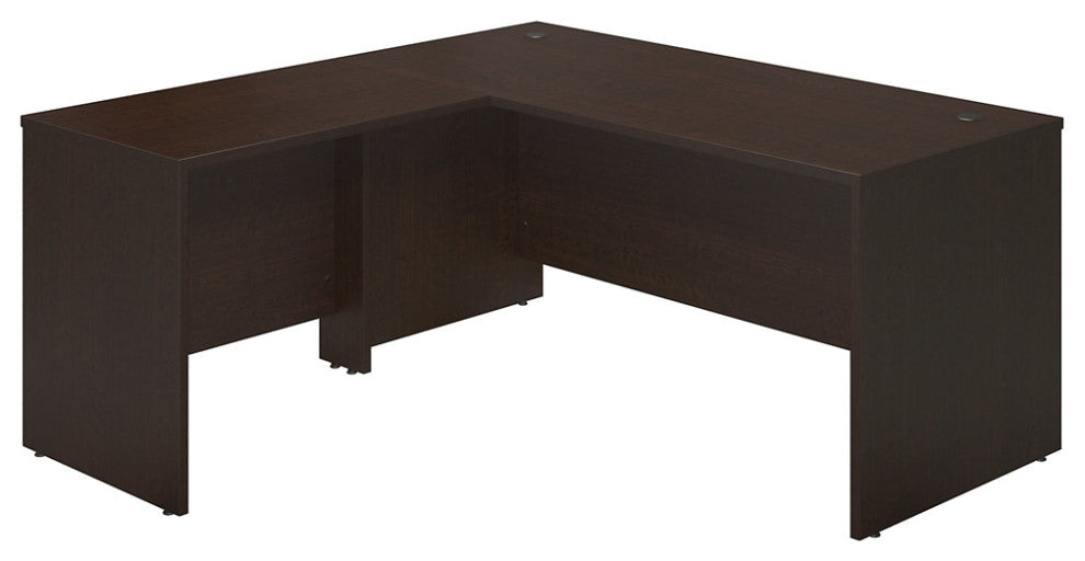 Series C Elite 66W x 30D Desk Shell with 36W Return in Mocha Cherry