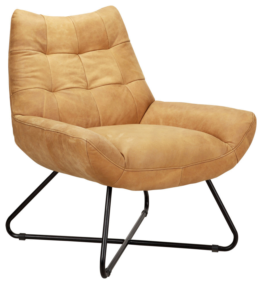 Modern Graduate Lounge Chair Tan - Brown