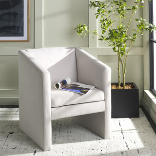 Safavieh Ylva Accent Chair, Light Grey