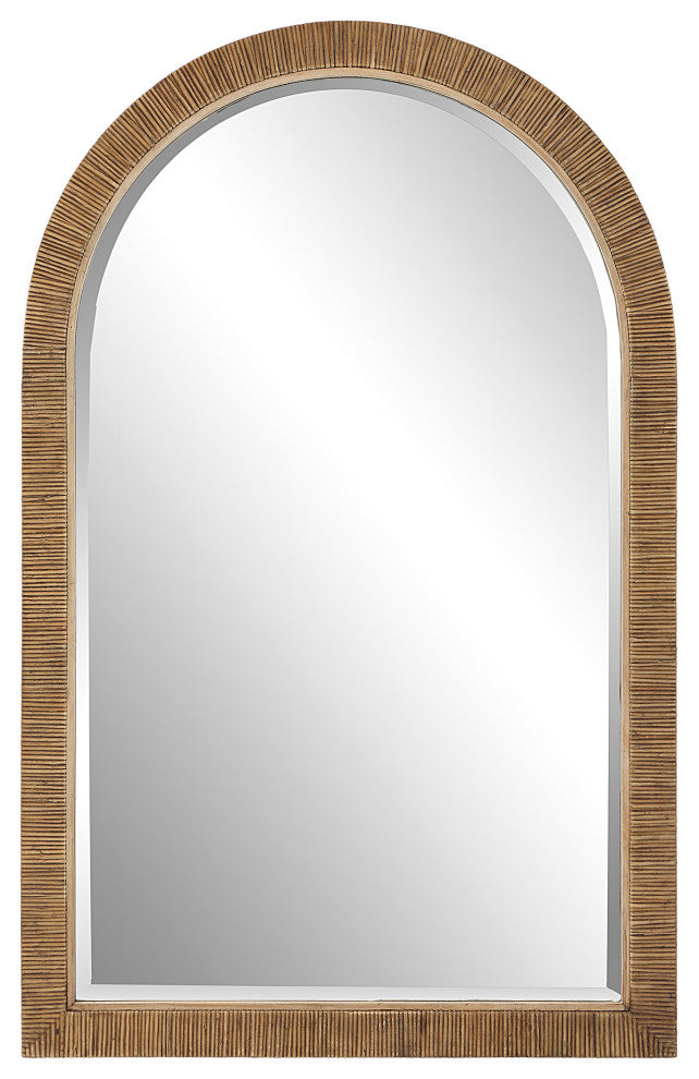 Uttermost UT-9856 Mirror from the Cape collection, Natural Rattan
