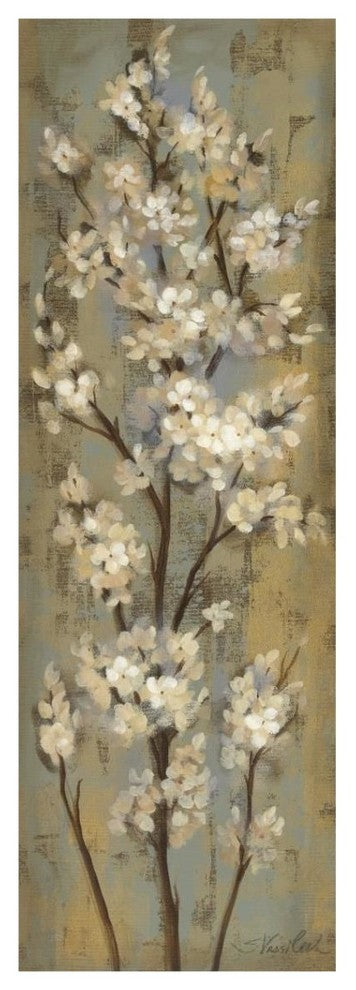 "Almond Branch II" Digital Paper Print by Silvia Vassileva, 14"x38"