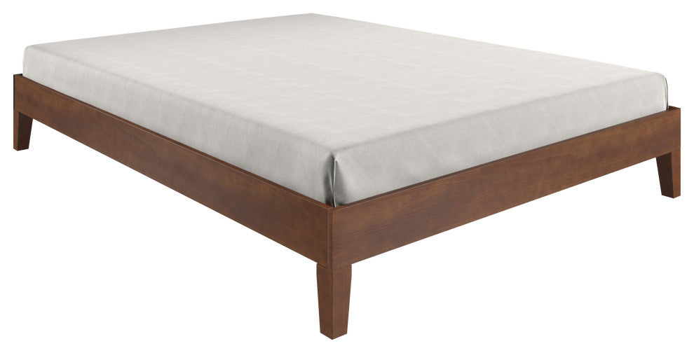 Nix Queen Platform Bed, Natural