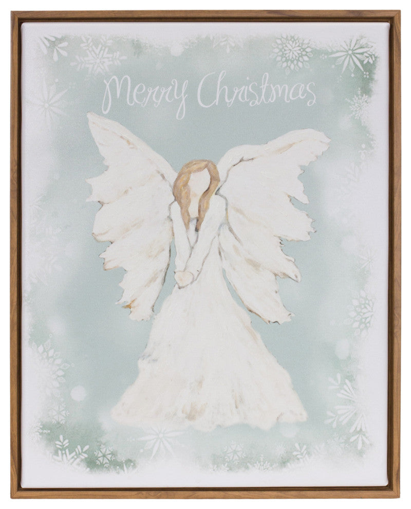 Winter Angel Canvas Wall Art, 2-Piece Set