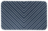 Navy Chevron 34x21 Bath Mat