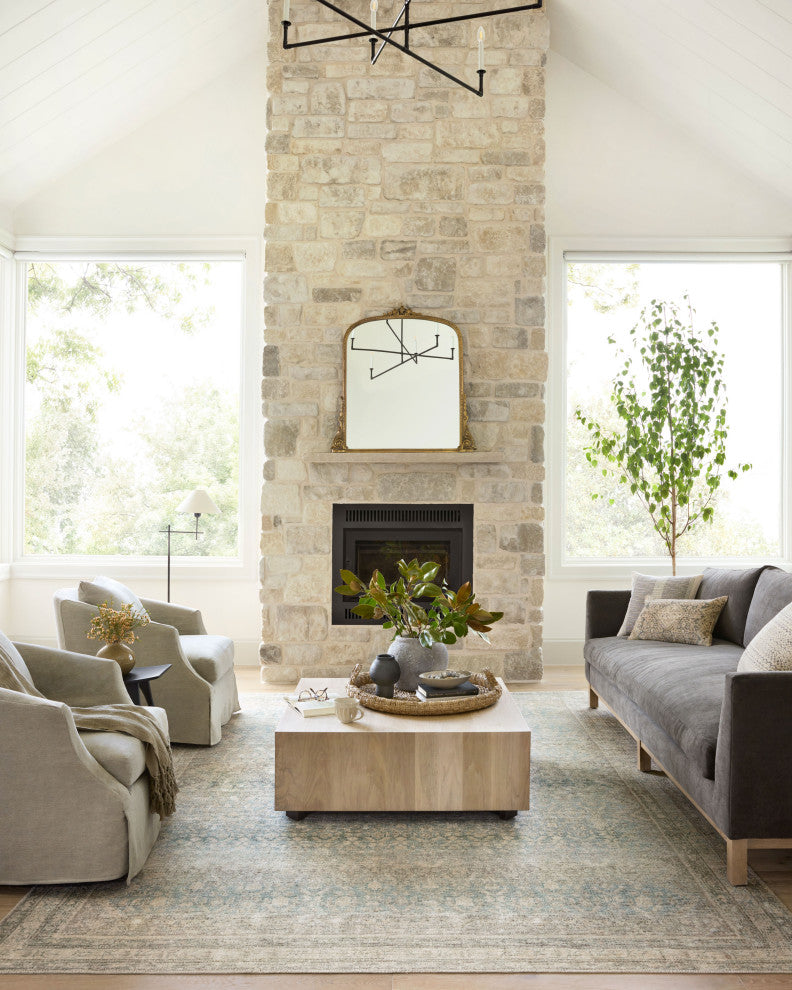 Angela Rose x Loloi Aubrey Area Rug, Jade / Natural, 2''-6" X 9''-6"