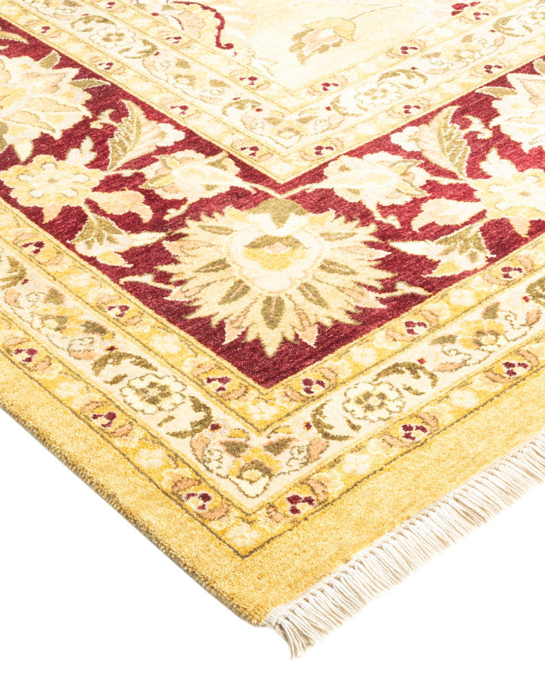 Mogul, One-of-a-Kind Hand-Knotted Area Rug Yellow, 9'2"x12'5"