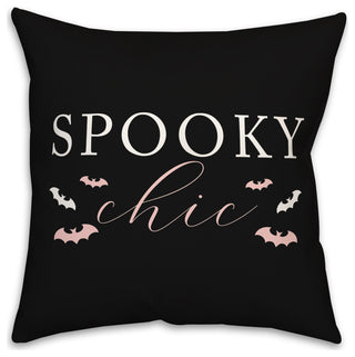 Spooky Chic 18x18 Throw Pillow