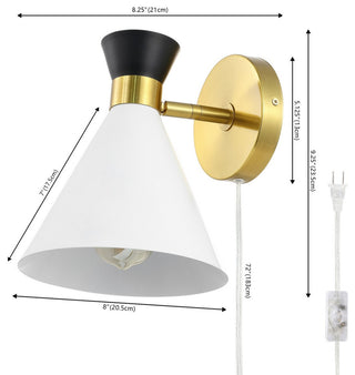 Safavieh JoRoundie 8.25" Wall Sconce, Multi