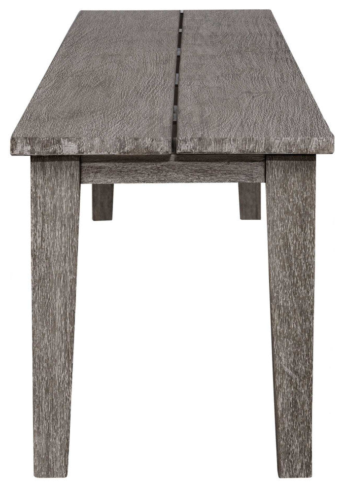 Uttermost Forsyth Dark Gray Outdoor Bench