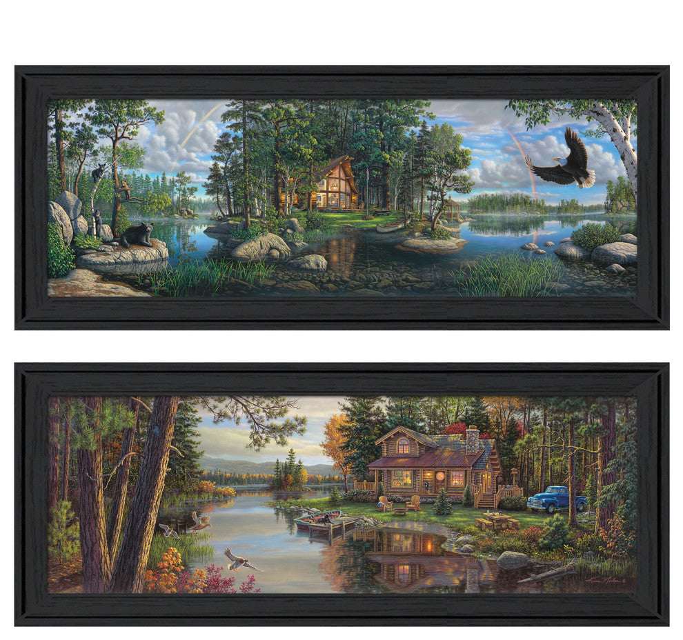 "Freedom Promise" Collection By Kim Norlien, Printed Wall Art, Black Frame