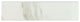 Porcelain Trims 3"x12" Bullnose Tile, Calacatta Gold Matte