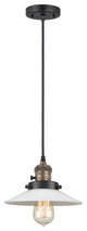 INNOVATIONS 201CSW-BAB-G1 1-Light Mini Pendant Black Antique Brass