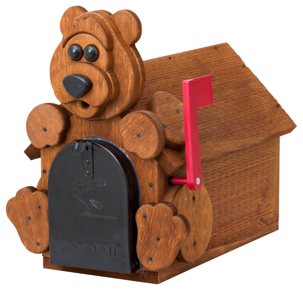 Rustic Mailbox, Bear