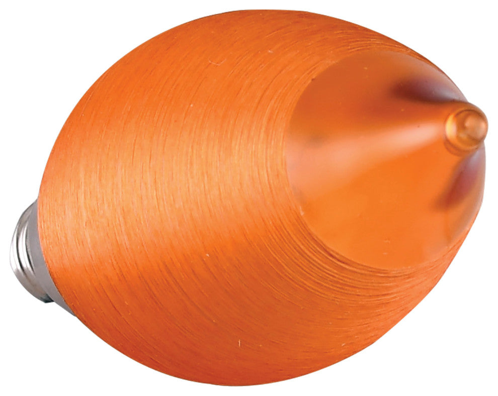 2W CA11 LED, Satin Spun Amber, Candelabra Base, 2100K, 120V, Carded