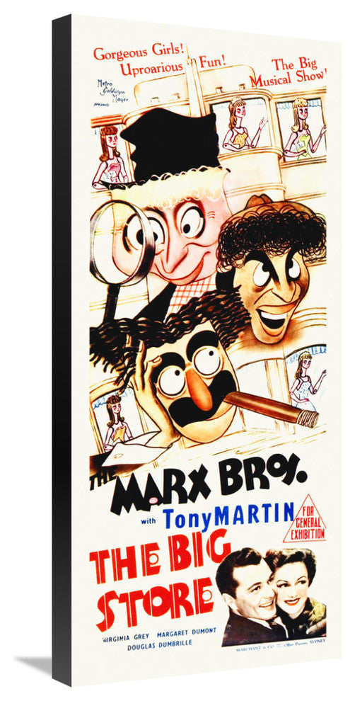 "Marx Brothers - The Big Store 06" Canvas by Hollywood Photo Archive, 14x30"