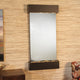 Whispering Creek Water Feature by Adagio, Silver Mirror, Blackened Copper