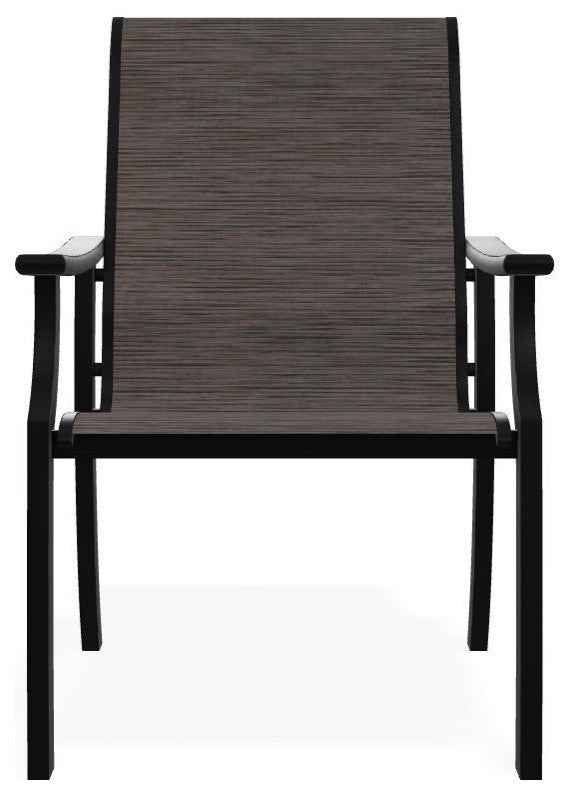 St. Catherine Sling Outdoor Armchair, James/Black