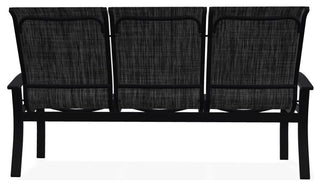 Belle Isle Sling 3-Seat Outdoor Sofa, Augustine Shadow/Black