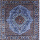 Ahgly Company Indoor Square Mid-Century Modern Area Rugs, 3' Square