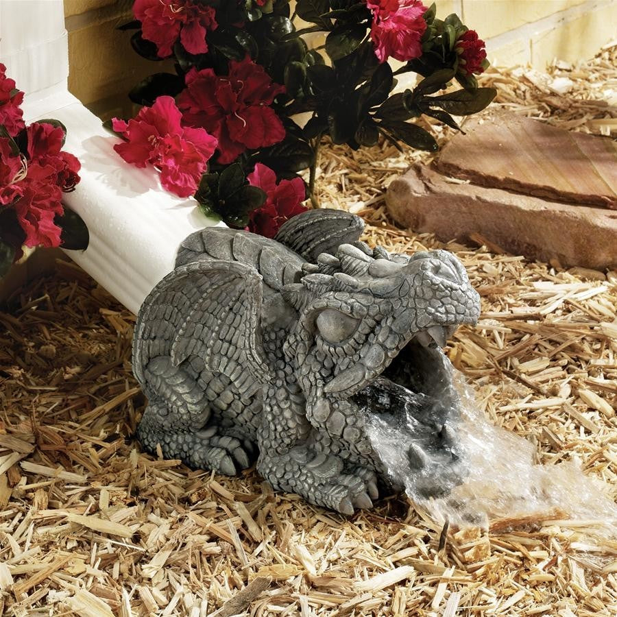 Darian the Dragon Rain Gutter
