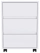 Three Drawers Filing Cabinet Bang, Office, White
