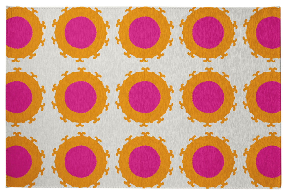 Pan Bubbles Spring Chenille Rug, Orchid, 2'x3'